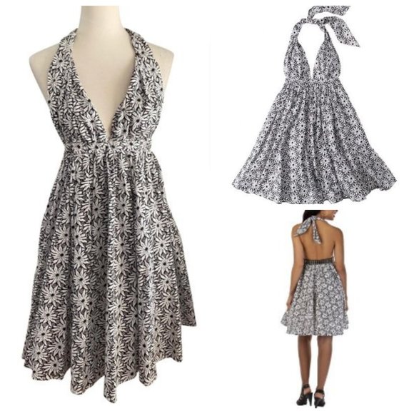 Jean Paul Gaultier Halter  Eyelet Dress - Picture 1 of 7